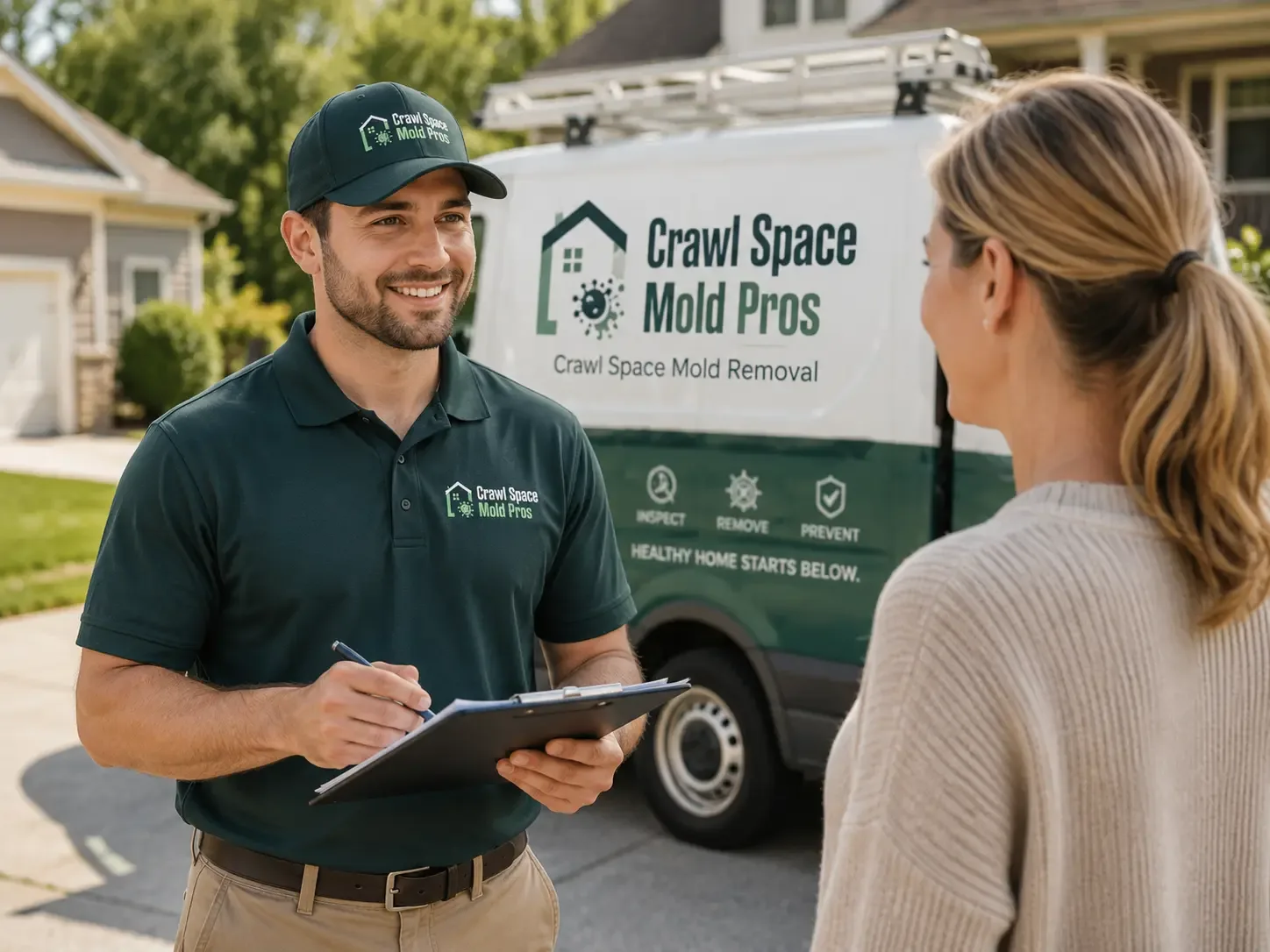 Crawl Space Mold Removal Center Point, IA FAQs